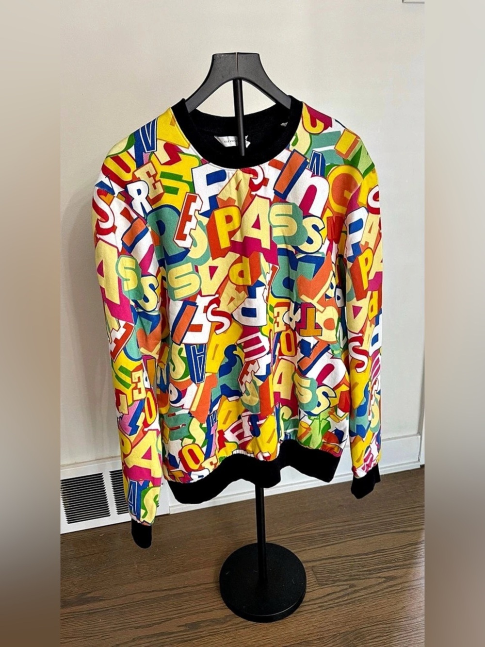 VINTAGE/Elevenparis Multicolor Abstract Sweatshirt